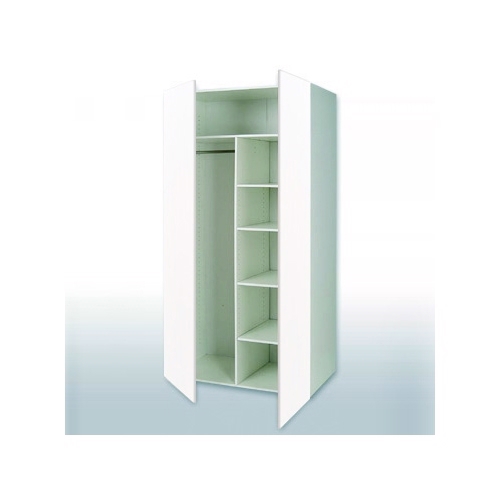 Combiskab: b: 80 cm. med 2 l�ger