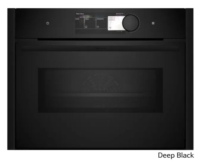 Kompaktovn med mikro 60 x 45 cm Flex Design - Neff N90 - Deep Black