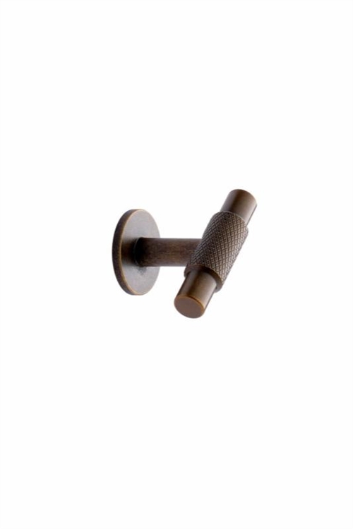 Furnipart - Manor T - greb i zink Antik messing L54mm H39mm Ø30mm