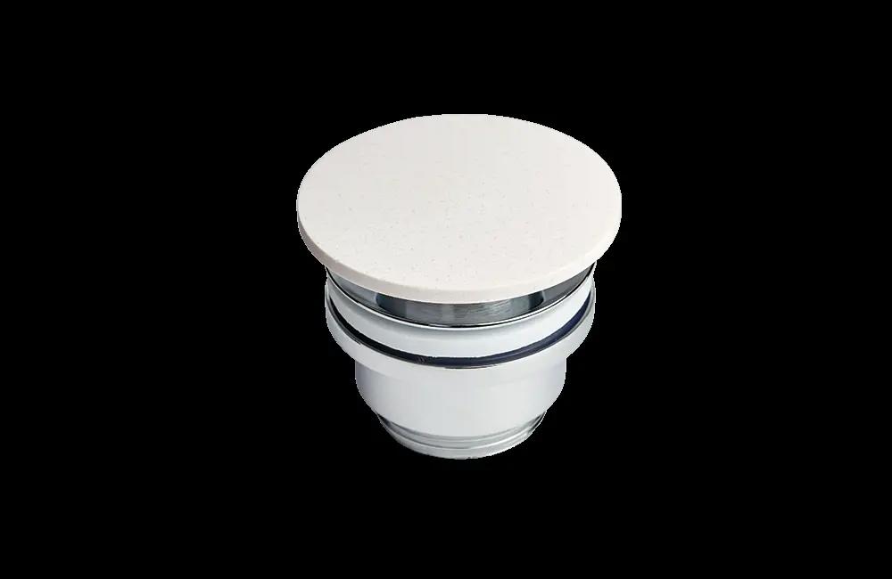 Billede af Bundventil til Marmorline Marmor bordplade - Farve hvid 01