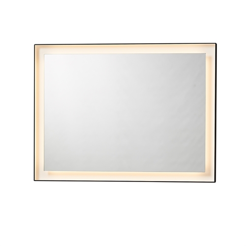 Just Wood Pisa spejl med lys - 60x80 cm