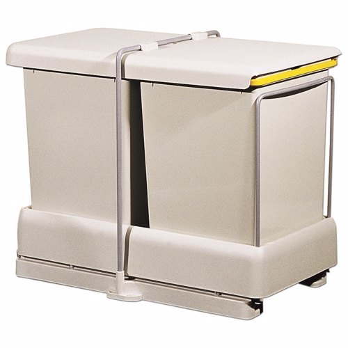 Fritstående affaldssystem m/automatik - 2 x 10,5 ltr. spande