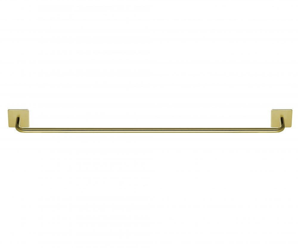 Håndklædestang 60 cm - blank messing