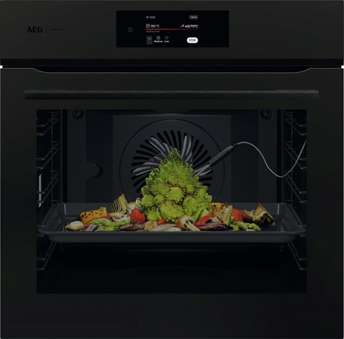 Indbygningsovn - Pyrolyse MattBlack  - AEG 7000 - PO7000PT