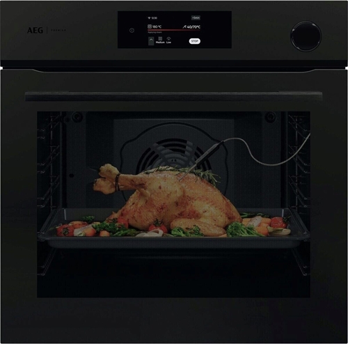 Indbygningsovn - SteamCrisp MattBlack - AEG 7000 - PO7001SPT