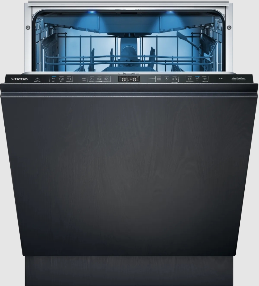 Fuldt integrerbar opvaskemaskine 60 cm - varioHinge - justerbar låge - Siemens iQ500 - SX95Z802CE