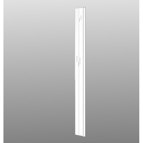 Tilpasning 195.2 x 9.5 cm, Hvid højglans mikrolaminat