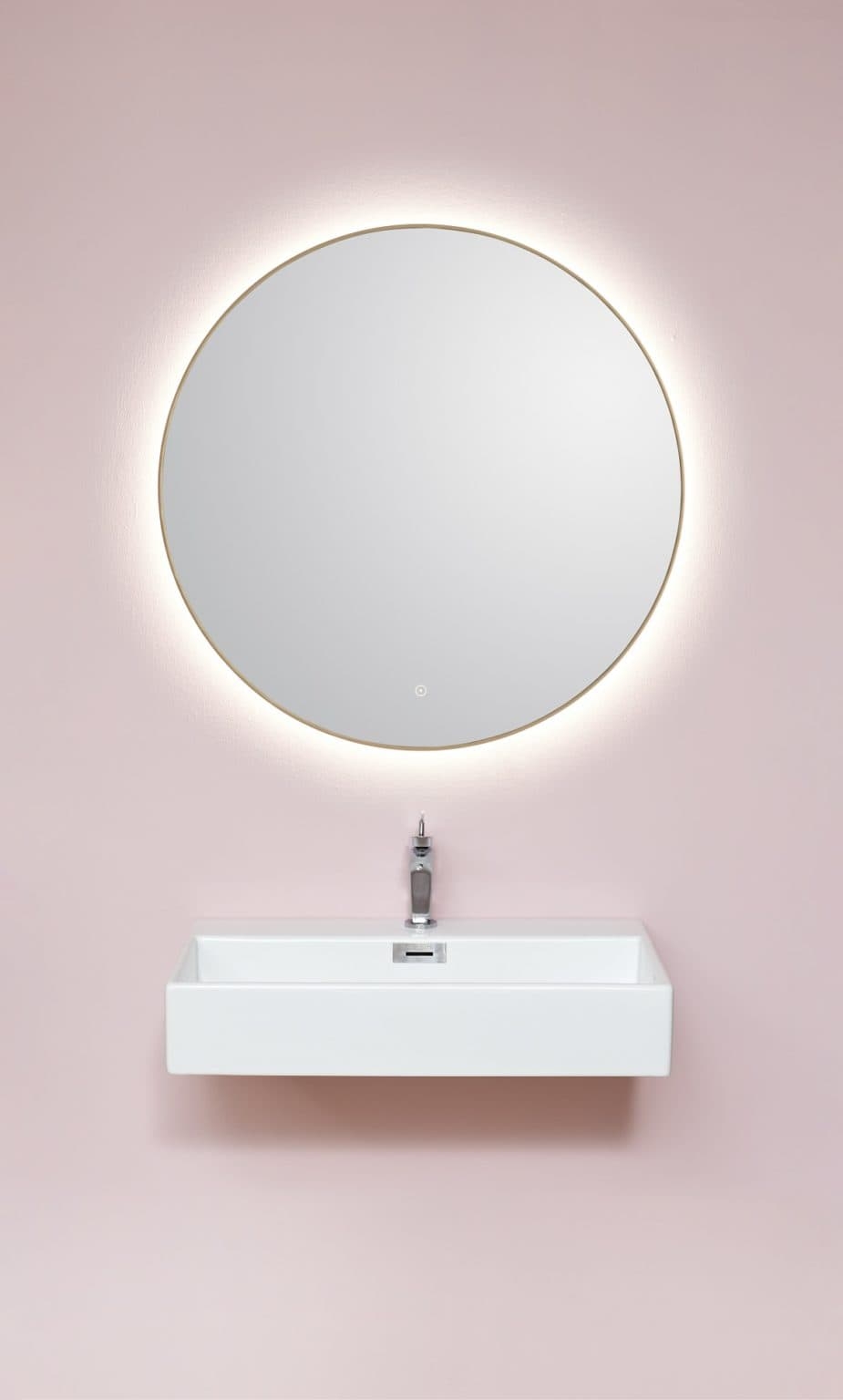 Billede af Toscana spejl - Ø:90cm - Backlight og varme