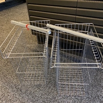 2 stk. vasketøjskurve til 40cm brede skabe Inkl. udtræksfunktion  