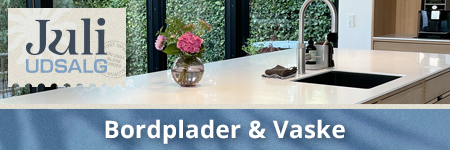 Bordplader og Vaske