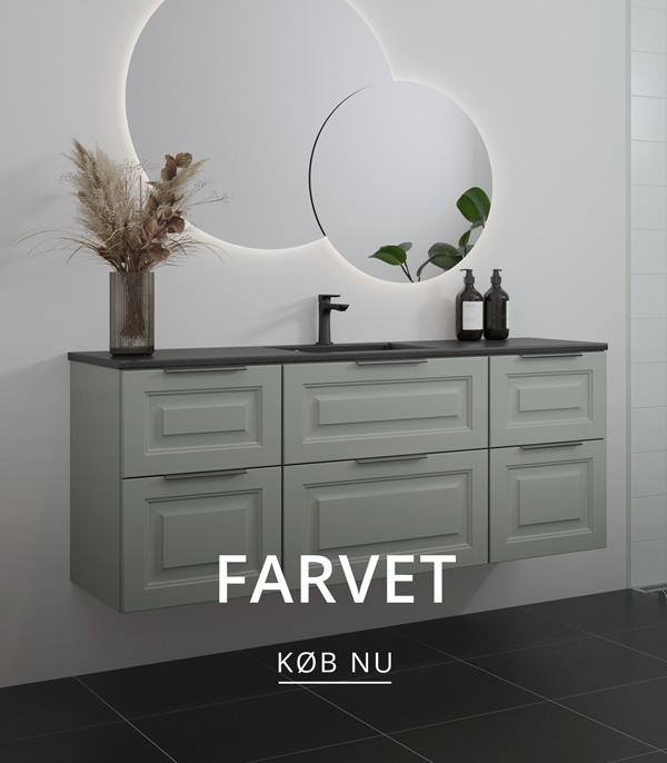 Farvede badeværelser