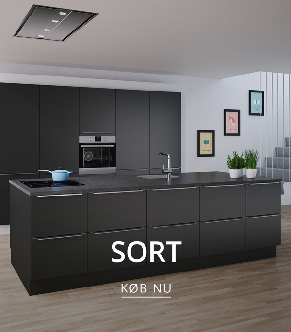 Sort køkken