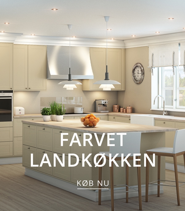Farvede landkøkkener