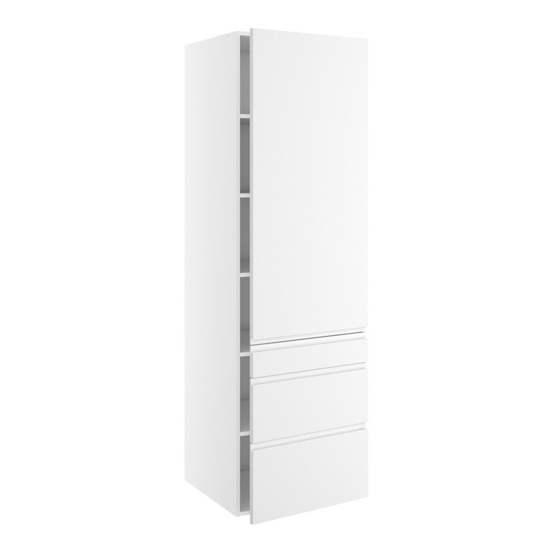 Hyldeskab m/5 hylder med 2-delt låge H:1952 D:580 B:400 106