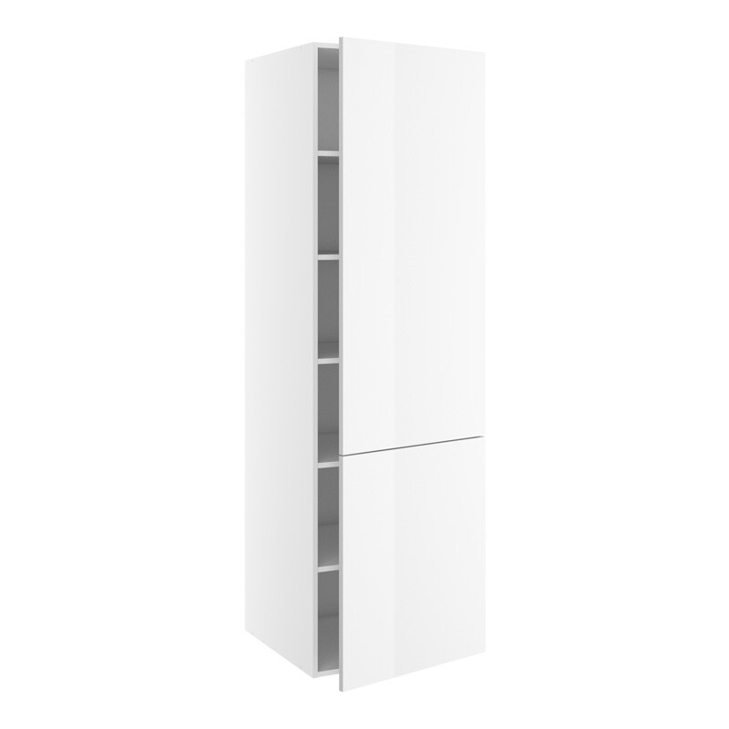 Hyldeskab m/5 hylder med 2-delt låge H:1952 D:580 B:400 198