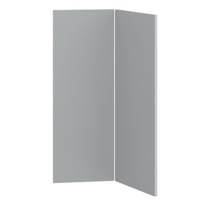 Knæklåge til overskab<br>2 x H: 70 cm B: 25,6 cm