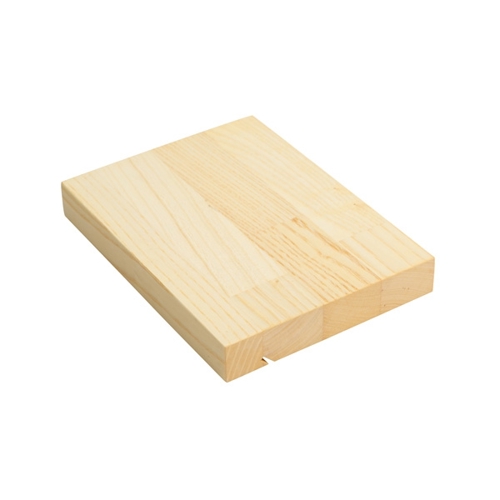 Massiv klarolieret træbordplade i ask - Flydende stød - FSC® MIX 70%