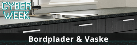 Bordplader og Vaske
