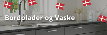 Bordplader og Vaske