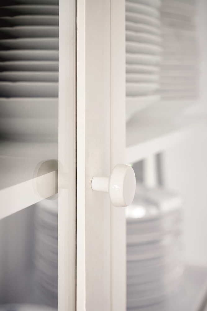 Billede af Furnipart - Autumn - greb i zink hvid H27mm Ø28mm