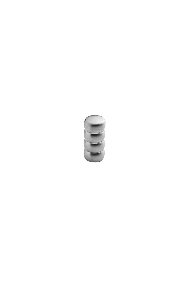 Billede af Furnipart - Bounce Knob - greb i Zink Inox look H33,5mm Ø16mm