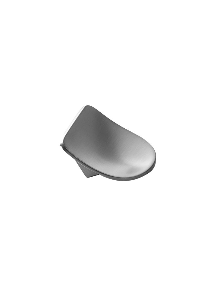 Billede af Furnipart - Slope Knob - greb i Zink Inox look CC16mm L34,6mm B25mm H30,8mm