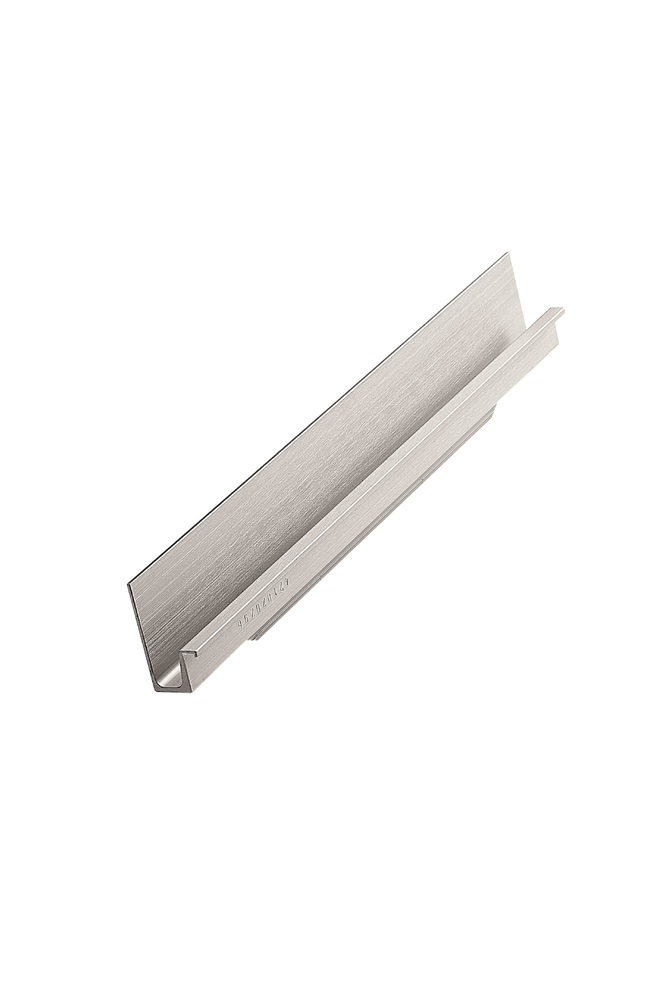 Billede af Furnipart - Wall - greb i Aluminium Inox look L596mm B14,9/20,5mm H40mm