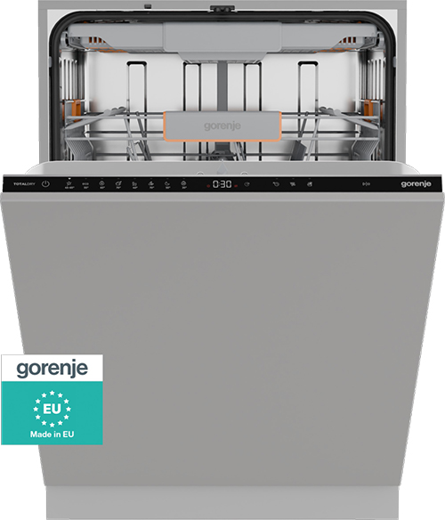 Fuldintegrerbar opvaskemaskine 60 cm grå - G600 - Gorenje GV663B65XXL