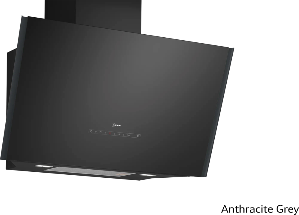 Væghængt emhætte, 90 cm, Flex Design - Neff N90 - Anthracite Grey