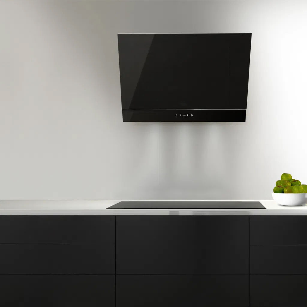 Witt Season 90 B Væghængt emhætte Sort