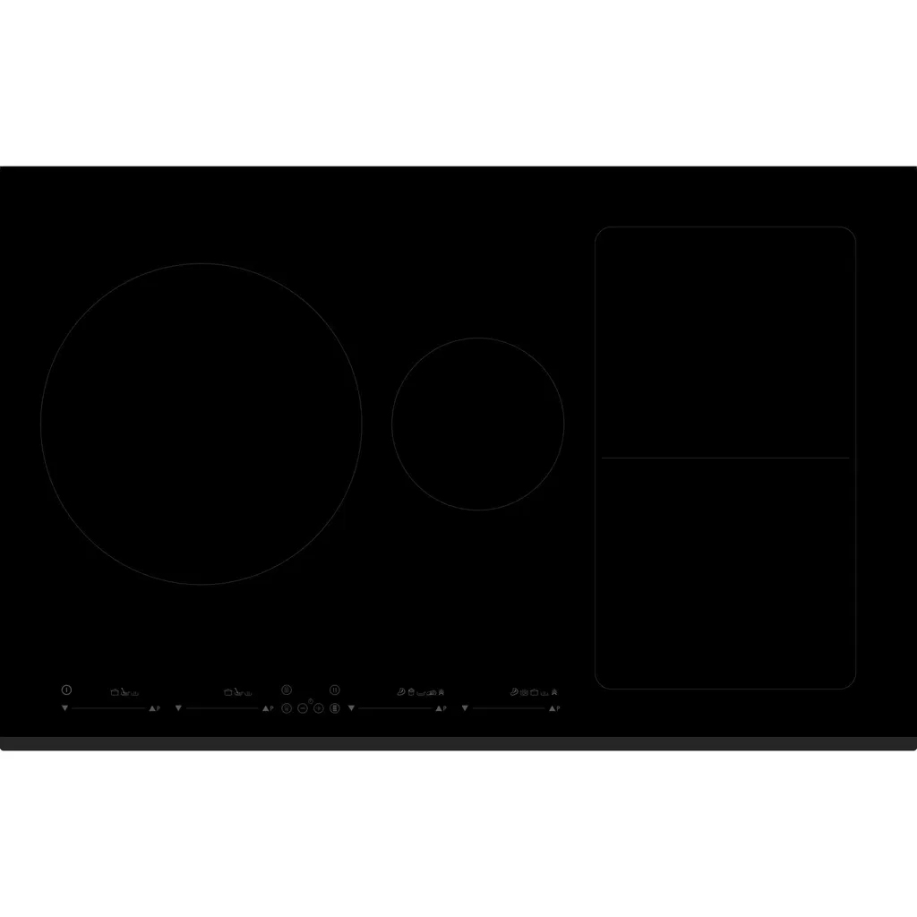 Witt WIF 804 FSR Induktionskogeplade Sort