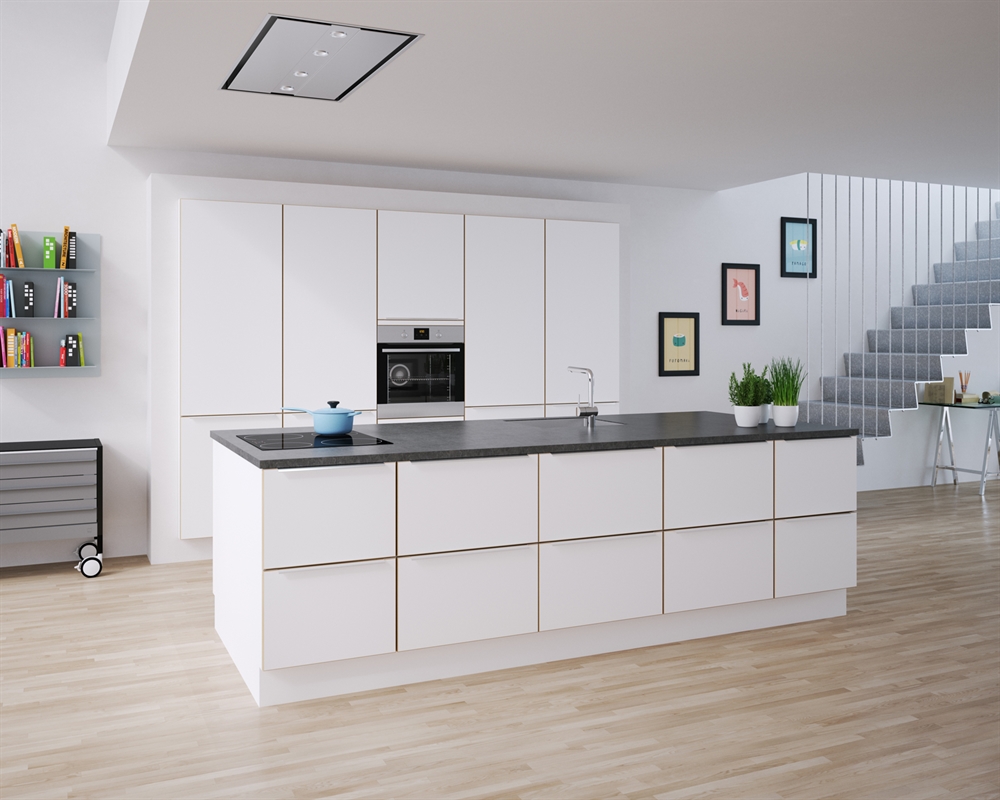 Design Hvid/Eg Natur