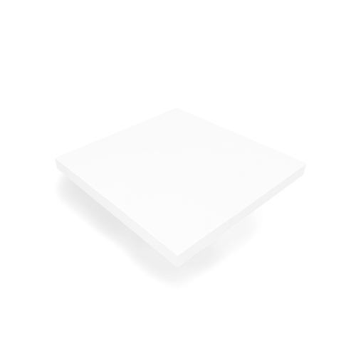 Kompaktlaminat bordplade  hvid struktur m/hvid kerne nr. 415  