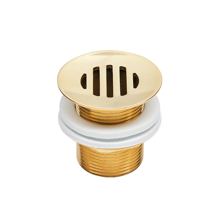 Billede af Bundventil med rist til Marmorline badbordplader - Messing