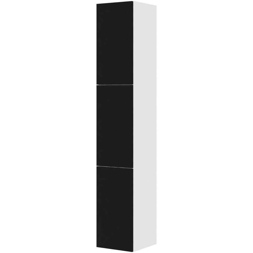 Multi-Living Bad højskab i Cibo Nero H: 172,8 cm D: 32,0 cm - 3 låger inklusiv 5 hylder - Bredde: 30 cm