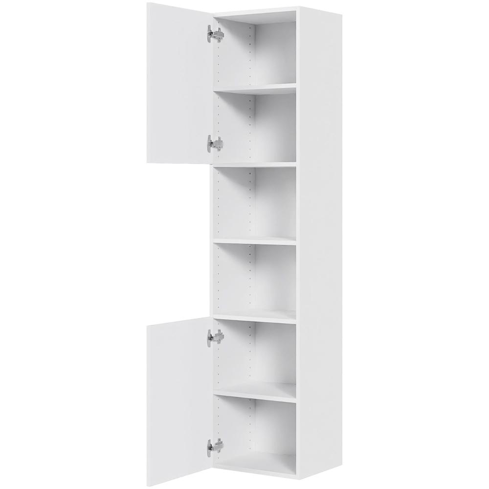 Højskab H: 172,8 cm D: 32,0 cm - 2 låger inklusiv 5 hylder 