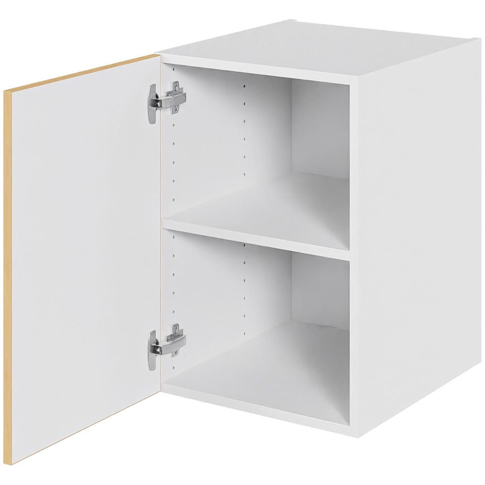 Multi-Living Bad hyldeskab i White/Oak Line med 1 låge D: 44.5 cm - Bredde: 40 cm