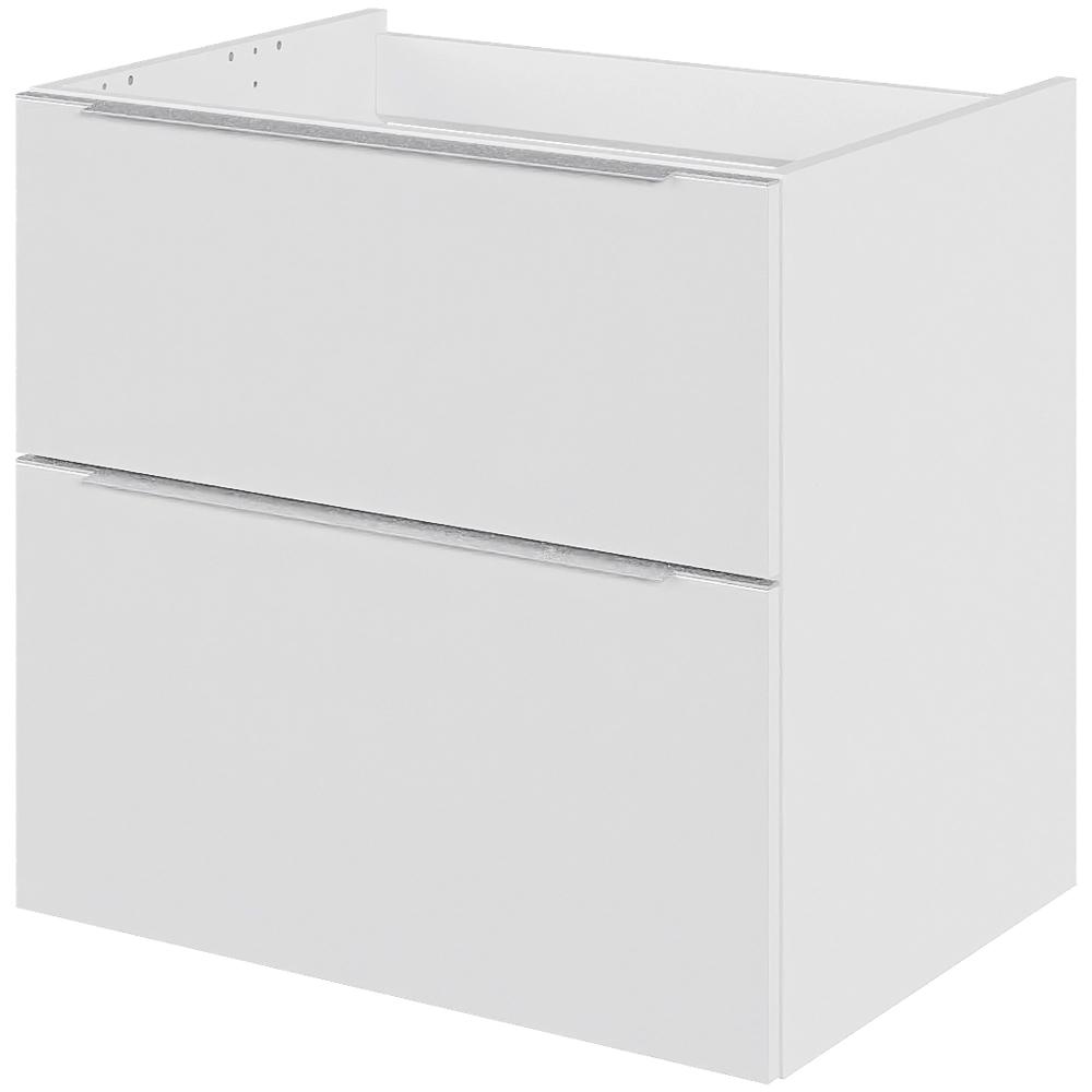 Billede af Multi-Living Bad vaskeskab i Malet Hvid Front Paris H: 57,6 cm D: 44,5 cm - Fuldudtræk/softluk - Bredde: 60 cm