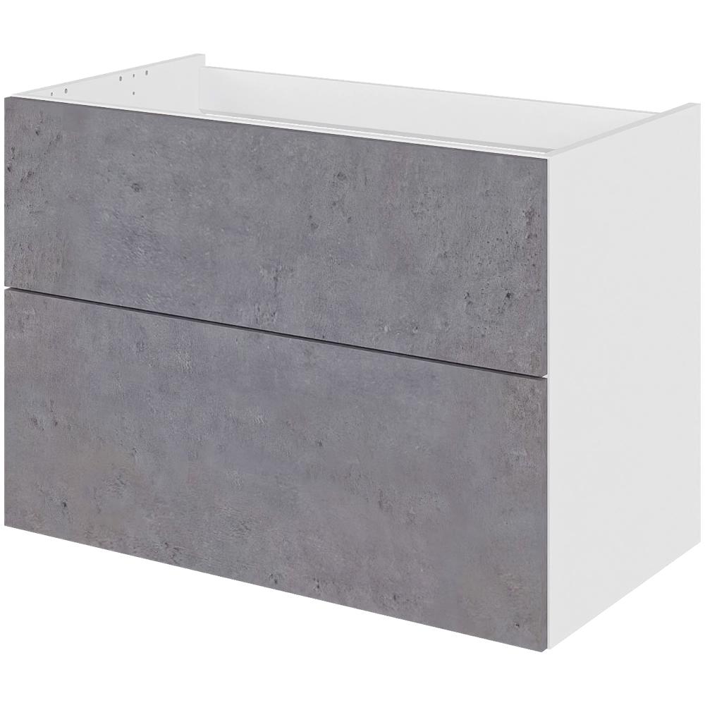 Billede af Multi-Living Bad vaskeskab i Riga H: 57,6 cm D: 44,5 cm - Fuldudtræk/softluk - Bredde: 80 cm