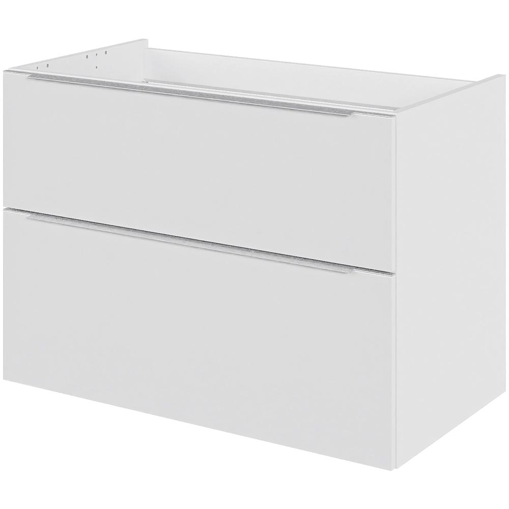 Billede af Multi-Living Bad skuffeskab i Hvid Front Paris H: 57,6 cm D: 44,5 cm - Metalforsag - Bredde: 80 cm