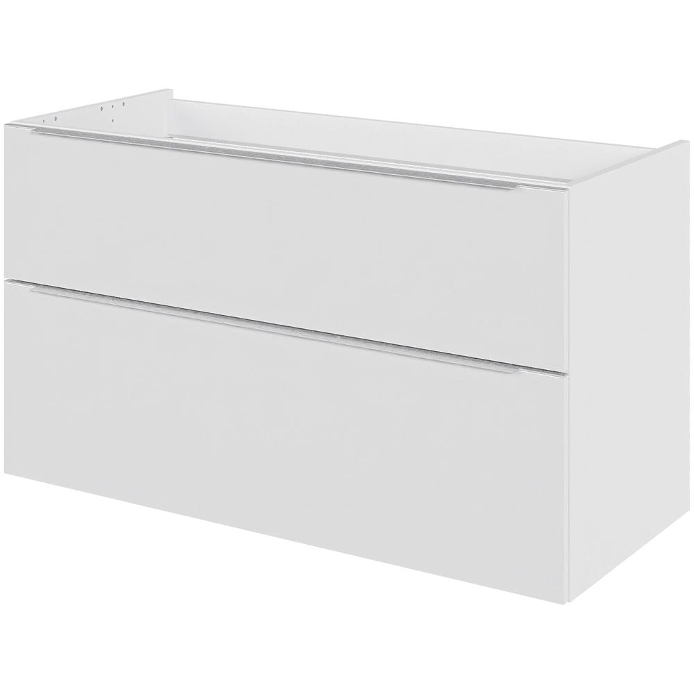 Billede af Multi-Living Bad skuffeskab i Malet Hvid Front Paris H: 57,6 cm D: 44,5 cm - Metalforsag - Bredde: 100 cm