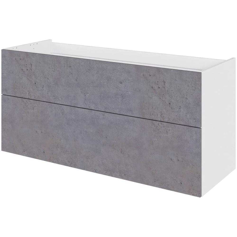 Billede af Multi-Living Bad vaskeskab i Riga H: 57,6 cm D: 44,5 cm - Fuldudtræk/softluk - Bredde: 120 cm