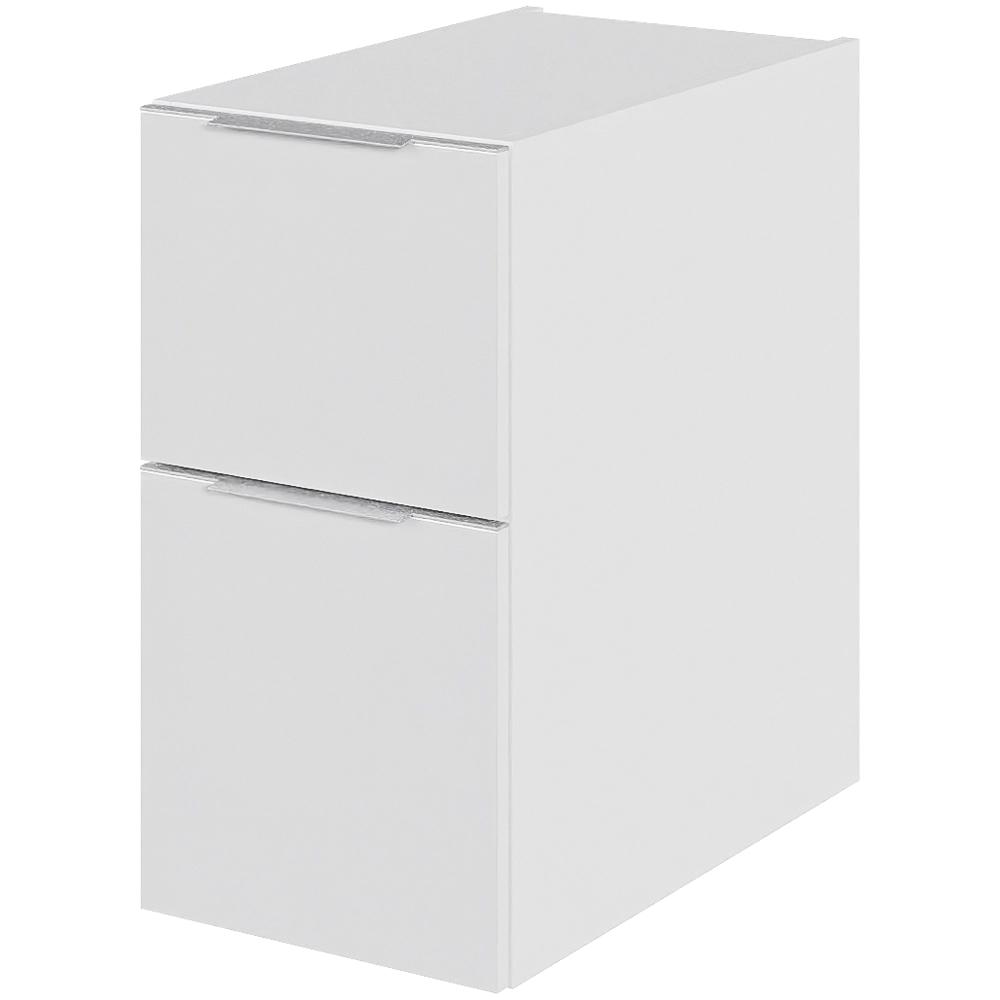 Billede af Multi-Living Bad skuffeskab i Malet Hvid Front Paris H: 57,6 cm D: 51,0 cm - Fuldudtræk/softluk - Bredde: 30 cm