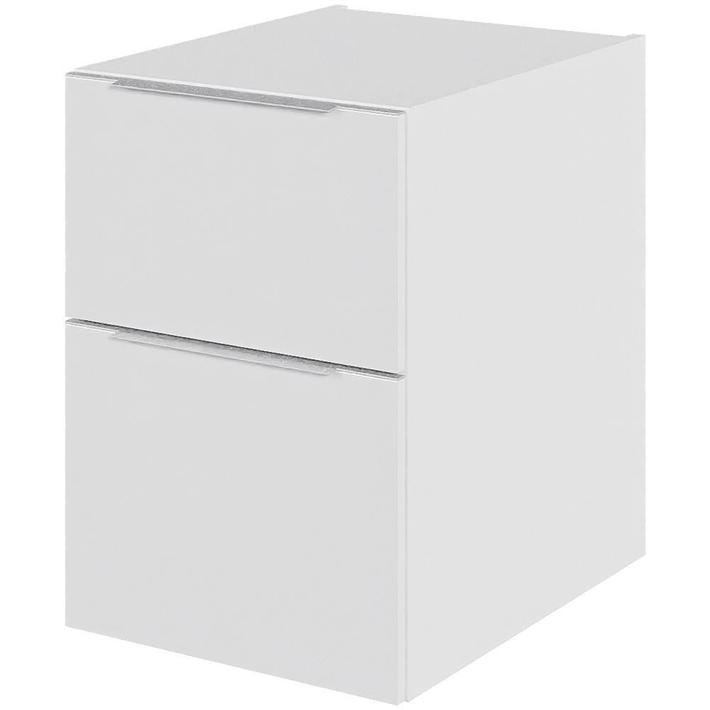 Billede af Multi-Living Bad skuffeskab i Malet Hvid Front Paris H: 57,6 cm D: 51,0 cm - Fuldudtræk/softluk - Bredde: 40 cm