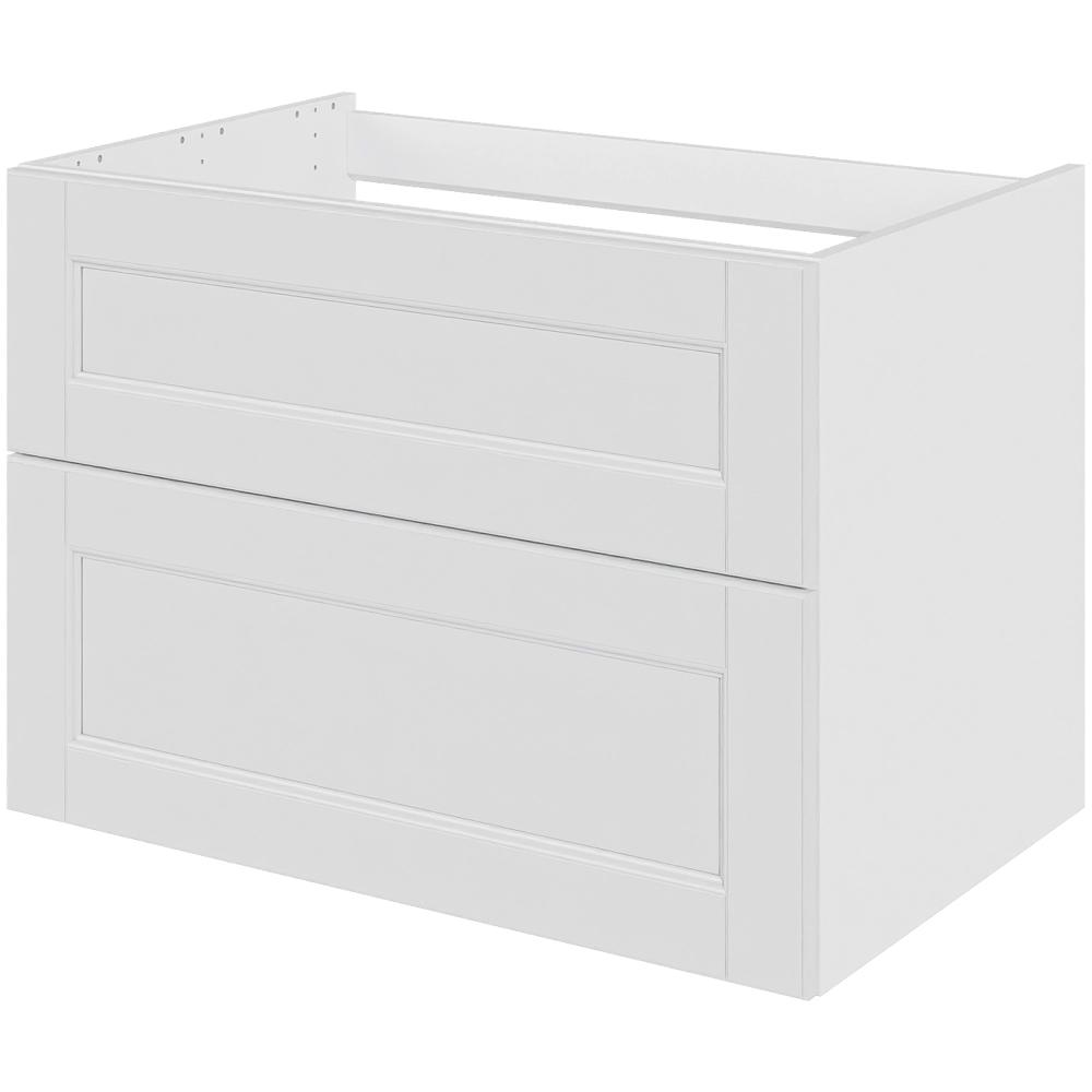 Billede af Multi-Living Bad vaskeskab i Bergen H: 57,6 cm D: 51,0 cm - Udskæring til afløb - Bredde: 80 cm