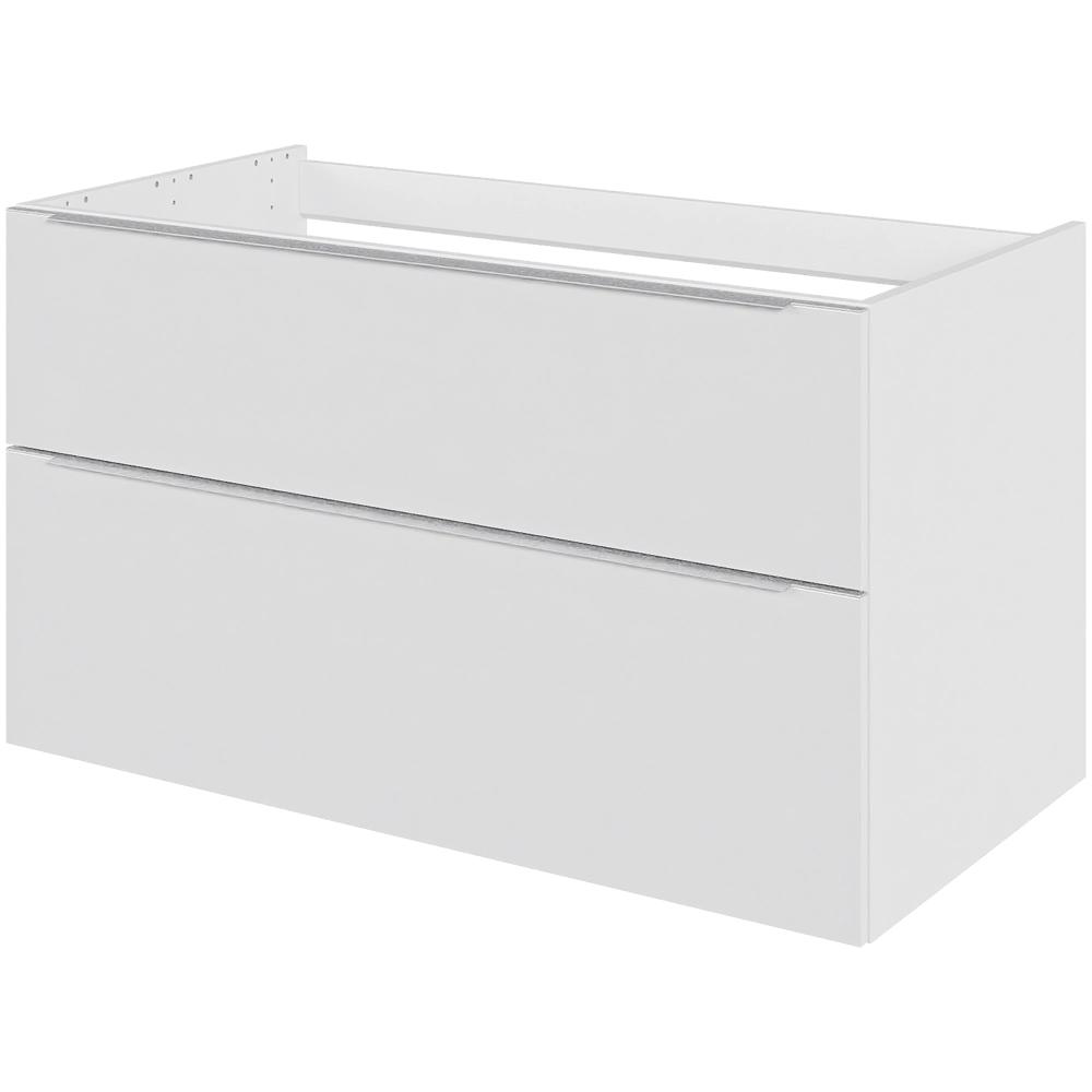 Billede af Multi-Living Bad vaskeskab i Malet Hvid Front Paris H: 57,6 cm D: 51,0 cm - Udskæring til afløb - Bredde: 100 cm