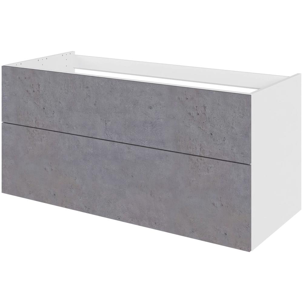 Billede af Multi-Living Bad vaskeskab i Riga H: 57,6 cm D: 51,0 cm - Udskæring til afløb - Bredde: 120 cm