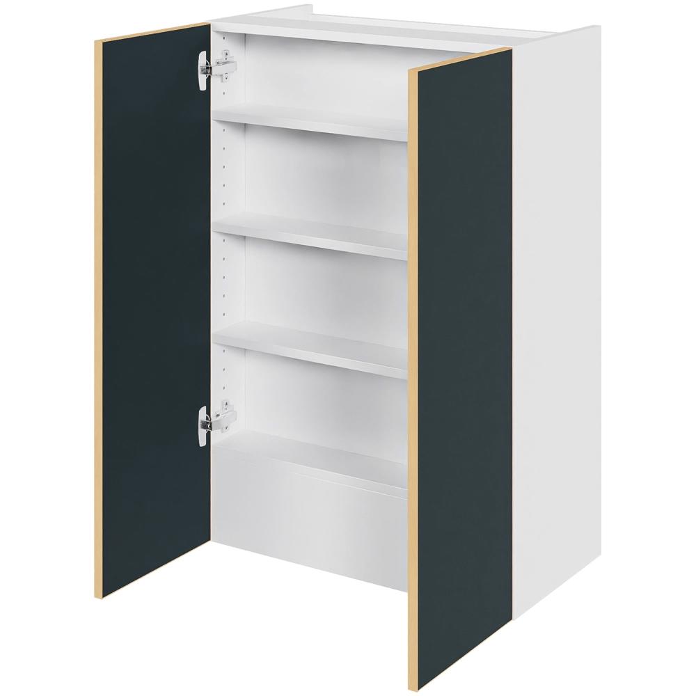 Multi-Living Køkken emhættereol i Køln høj H: 89,6 cm D: 34,0 cm - 2 låger inklusiv 3 hylder samt 1 fast bund - Bredde: 60 cm