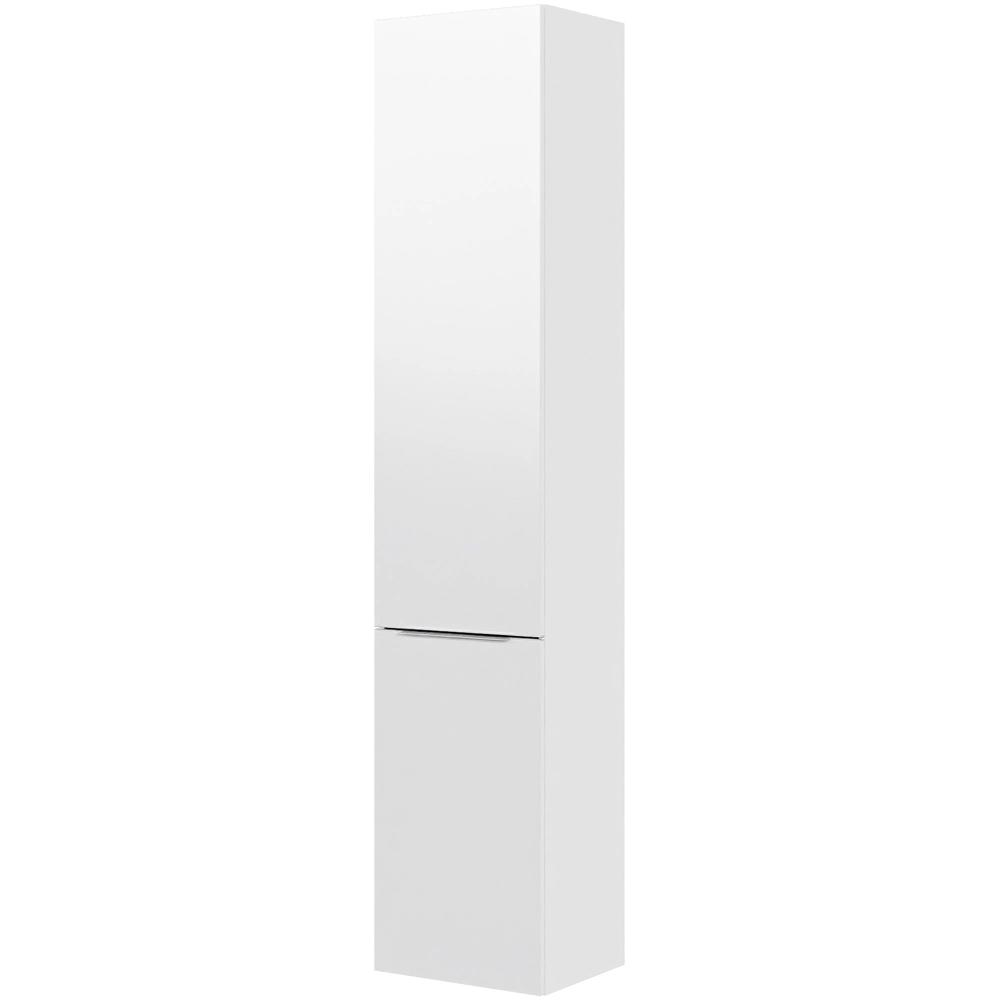 Billede af Multi-Living Køkken tilpasningsskab i Hvid Front Paris H: 195,2 cm D: 34,0 cm - Inklusiv 5 hylder - Bredde: 40 cm