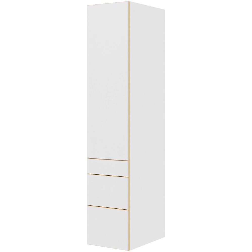 Multi-Living Garderobeskab H: 195,2 cm D: 60,0 cm - 1 låge og 3 skuffer fuldudtræk/softclose